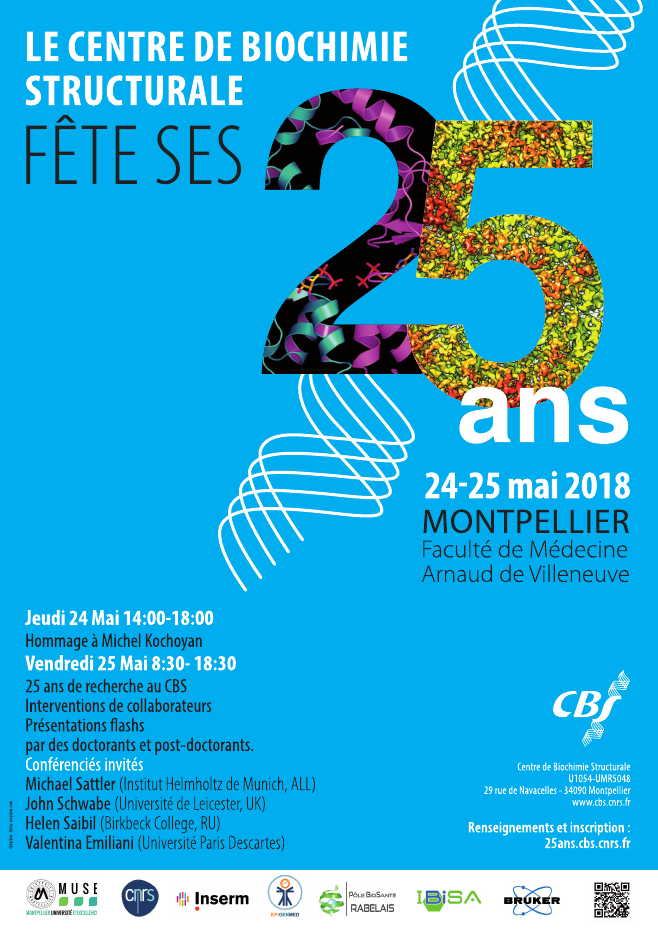 affiche 25ans bleu